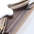 LOUIS VUITTON Vernis Zippy Wallet Wallet Beige Poodle M91761 LV Auth 206068-11