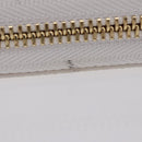 LOUIS VUITTON Monogram Cherry Zippy Long Wallet White M14240 LV Auth 206069SAM-5