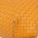 BOTTEGA VENETA INTRECCIATO Capri Tote Bag Leather Orange Auth 206070V-15