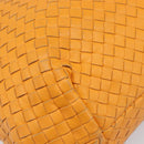BOTTEGA VENETA INTRECCIATO Capri Tote Bag Leather Orange Auth 206070V-16