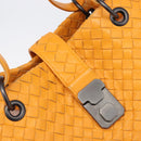 BOTTEGA VENETA INTRECCIATO Capri Tote Bag Leather Orange Auth 206070V-19