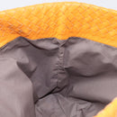 BOTTEGA VENETA INTRECCIATO Capri Tote Bag Leather Orange Auth 206070V-22