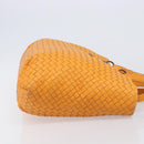BOTTEGA VENETA INTRECCIATO Capri Tote Bag Leather Orange Auth 206070V-3