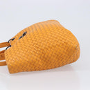BOTTEGA VENETA INTRECCIATO Capri Tote Bag Leather Orange Auth 206070V-4