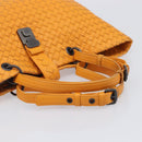BOTTEGA VENETA INTRECCIATO Capri Tote Bag Leather Orange Auth 206070V-7