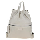 BOTTEGA VENETA Backpack Leather 2way Ivory Auth 206074V-2