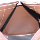 Burberrys Nova Check Boston Bag Canvas Beige Gold Auth 206077-24