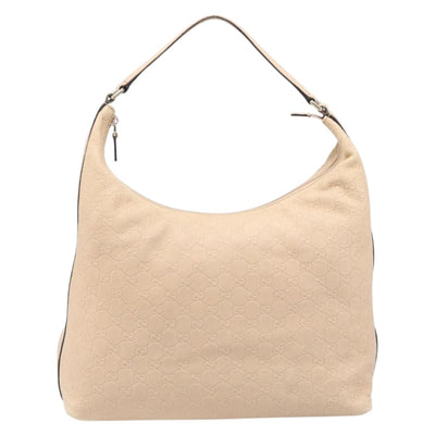 GUCCI Guccissima GG Canvas Shoulder Bag Outlet Pink Gold 257299 Auth 206078 - 0