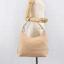 GUCCI Guccissima GG Canvas Shoulder Bag Outlet Pink Gold 257299 Auth 206078-23