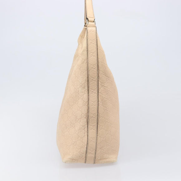 GUCCI Guccissima GG Canvas Shoulder Bag Outlet Pink Gold 257299 Auth 206078