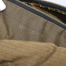 FENDI Zucca Canvas Vanity Hand Bag Black Brown Auth 206079-12