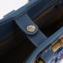 Miu Miu Hand Bag Raffia Beige Gold Auth 206081V-20