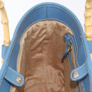 Miu Miu Hand Bag Raffia Beige Gold Auth 206081V-22