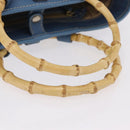 Miu Miu Hand Bag Raffia Beige Gold Auth 206081V-8