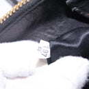 Miu Miu Biker Hand Bag Denim 2way Navy Gold Auth 206083V-12