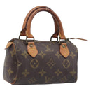 LOUIS VUITTON Monogram Mini Speedy Hand Bag M41534 LV Auth 206084-1