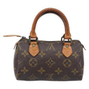 LOUIS VUITTON Monogram Mini Speedy Hand Bag M41534 LV Auth 206084-2