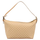 CELINE Macadam Canvas Accessory Pouch PVC Leather Beige Gold Auth 206085V-3