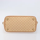CELINE Macadam Canvas Accessory Pouch PVC Leather Beige Gold Auth 206085V-9