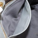 Miu Miu Hand Bag Leather 2way Gray Gold Auth 206086V-24
