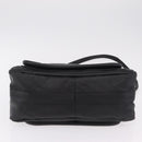 Chloe Paraty Hand Bag Leather 2way Black Gold Auth 206089V-12