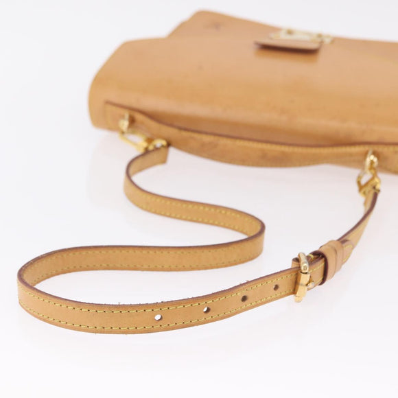 LOUIS VUITTON Nomad Monceau 28 Hand Bag Beige LV Auth 206096V
