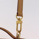 LOUIS VUITTON Nomad Monceau 28 Hand Bag Beige LV Auth 206096V-14