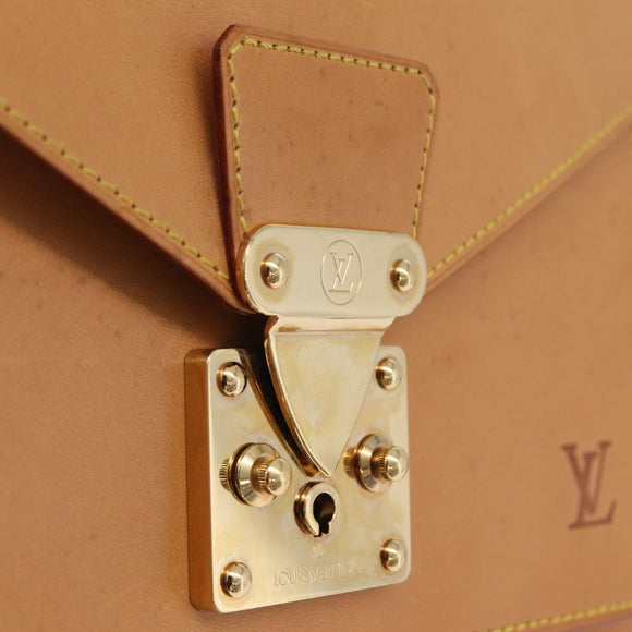 LOUIS VUITTON Nomad Monceau 28 Hand Bag Beige LV Auth 206096V
