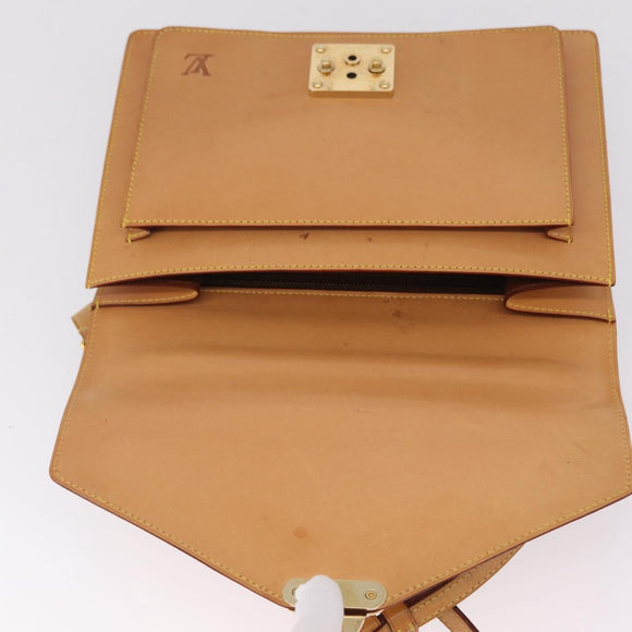 LOUIS VUITTON Nomad Monceau 28 Hand Bag Beige LV Auth 206096V