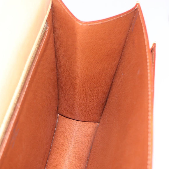 LOUIS VUITTON Nomad Monceau 28 Hand Bag Beige LV Auth 206096V