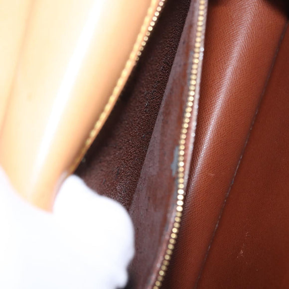 LOUIS VUITTON Nomad Monceau 28 Hand Bag Beige LV Auth 206096V