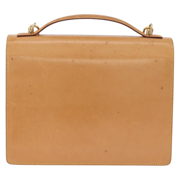 LOUIS VUITTON Nomad Monceau 28 Hand Bag Beige LV Auth 206096V