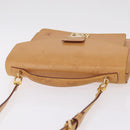 LOUIS VUITTON Nomad Monceau 28 Hand Bag Beige LV Auth 206096V-7