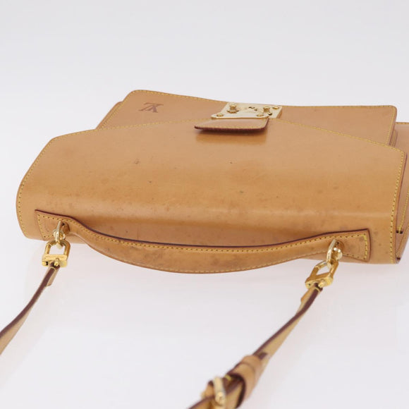 LOUIS VUITTON Nomad Monceau 28 Hand Bag Beige LV Auth 206096V