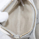 Jimmy Choo Chain Shoulder Bag Leather Silver Gold Auth 206104A-22