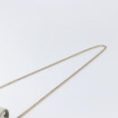Jimmy Choo Chain Shoulder Bag Leather Silver Gold Auth 206104A-8