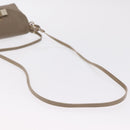 Chloe Lily Shoulder Bag Leather 2way Beige Gold Auth 206105A-9