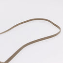 Chloe Lily Shoulder Bag Leather 2way Beige Gold Auth 206105A-15