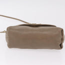 Chloe Lily Shoulder Bag Leather 2way Beige Gold Auth 206105A-6