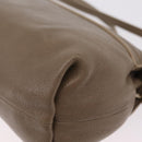 Chloe Lily Shoulder Bag Leather 2way Beige Gold Auth 206105A-20