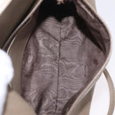 Chloe Lily Shoulder Bag Leather 2way Beige Gold Auth 206105A-11