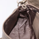 Chloe Lily Shoulder Bag Leather 2way Beige Gold Auth 206105A-25