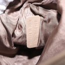 Chloe Lily Shoulder Bag Leather 2way Beige Gold Auth 206105A-12