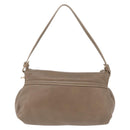 Chloe Lily Shoulder Bag Leather 2way Beige Gold Auth 206105A-2
