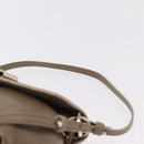 Chloe Lily Shoulder Bag Leather 2way Beige Gold Auth 206105A-14