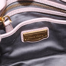 Miu Miu Matelasse Hand Bag Leather 2way Gray Gold Auth 206108V-22