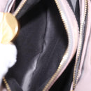 Miu Miu Matelasse Hand Bag Leather 2way Gray Gold Auth 206108V-31