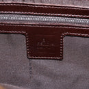 FENDI Zucca Canvas Mamma Baguette Shoulder Bag Black Brown Auth 206109V-23