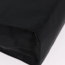 PRADA Metal Handle Hand Bag Nylon Black Silver Auth 206110A-14