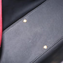 SAINT LAURENT Hand Bag Leather 2way Red Gold Auth 206113V-21